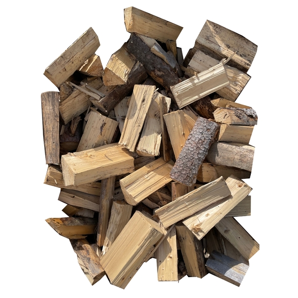 Sypané štiepané ihličnaté palivové drevo