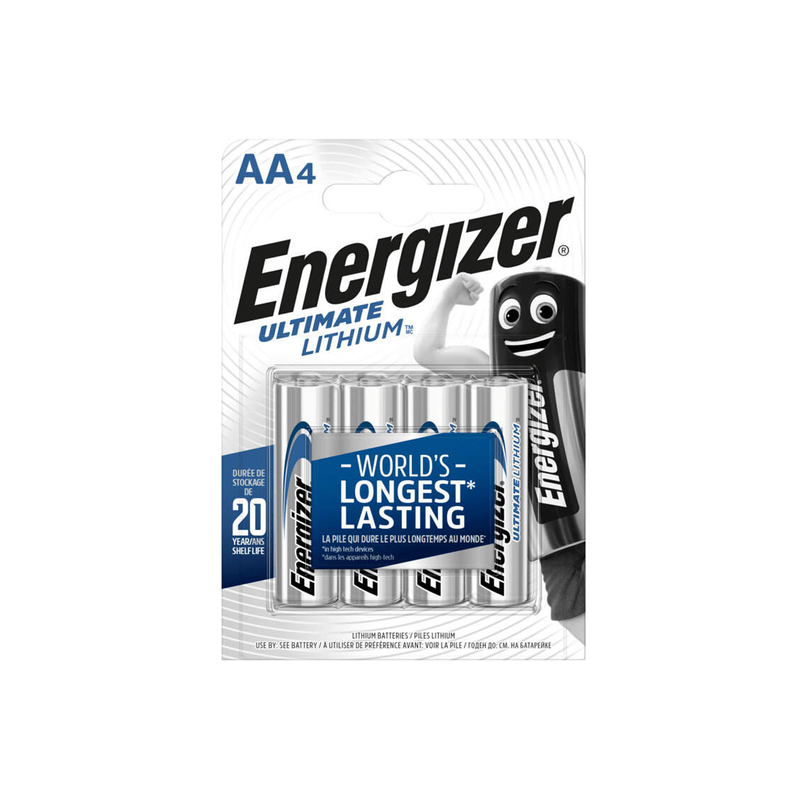 Batérie do fotopasce - sada 4 ks, Energizer Lithium Ultimate AA