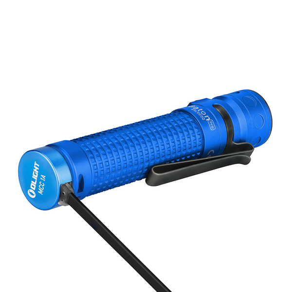 LED baterka Olight Baton Pro 2000 lm modrá - Limitovaná edícia 4