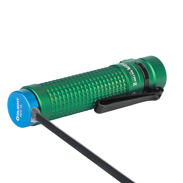 LED baterka Olight S2R Baton II 1150 lm zelená - Limitovaná edícia 7