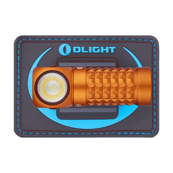 Nabíjateľná LED čelovka Olight Perun mini Orange 1000 lm - limitovaná edícia 1
