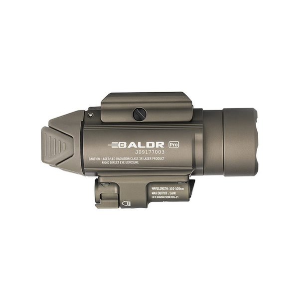 Svetlo na zbraň Olight BALDR Pro 1350 lm - Desert zelený laser 1