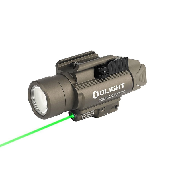 Svetlo na zbraň Olight BALDR Pro 1350 lm - Desert zelený laser