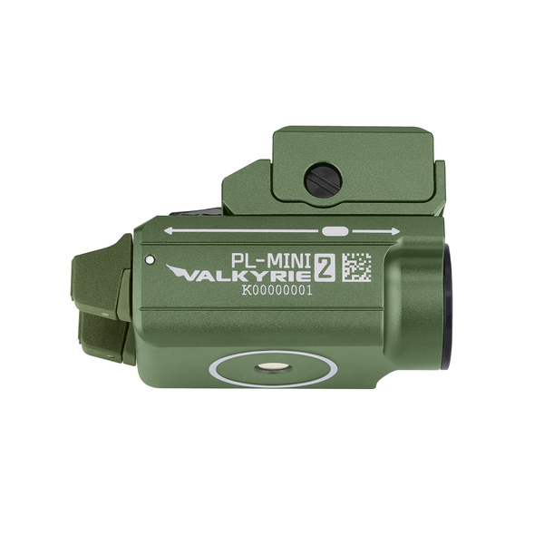 Svetlo na zbraň Olight PL MINI 2 Valkyrie Green 600 lm - Limitovaná edícia 12
