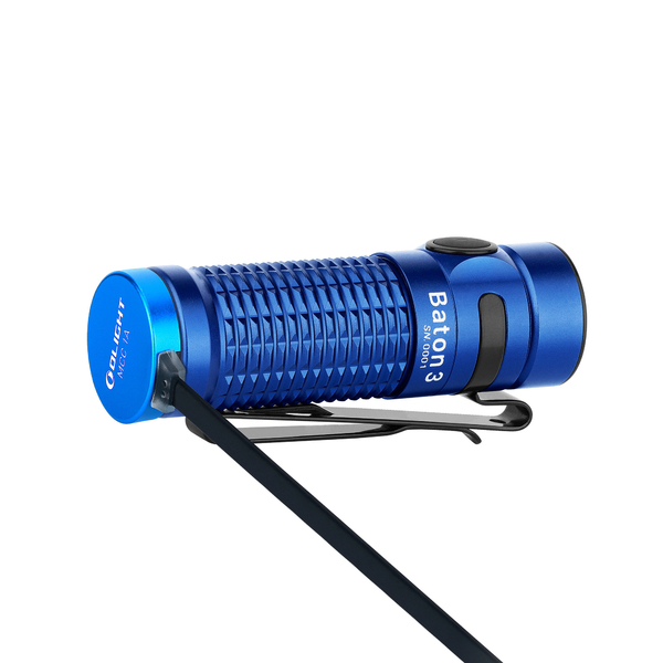 LED baterka Olight Baton 3 Blue Premium Edition 1200 lm - limitovaná edícia 7