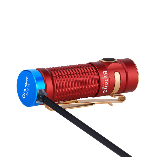 LED baterka Olight Baton 3 Red 1200 lm - limitovaná edícia 7