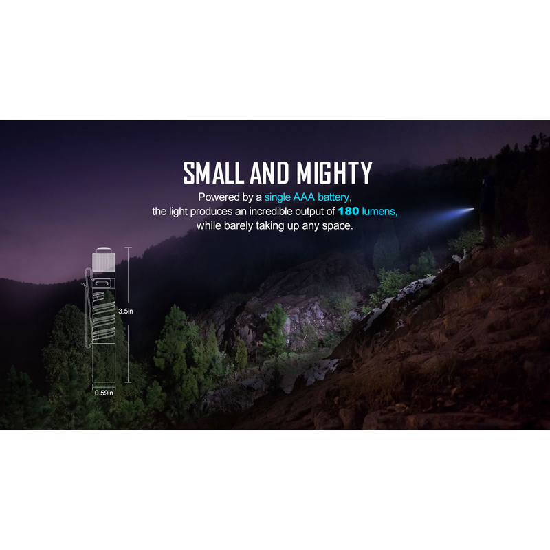LED baterka Olight I3T EOS 180 lm - Mountain Sky limitovaná edícia 7