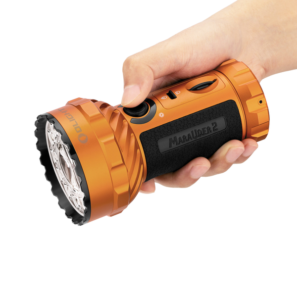 LED baterka Olight Marauder 2 14000 lm s možnosťou bodového svietenia orange - limitovaná edícia 6