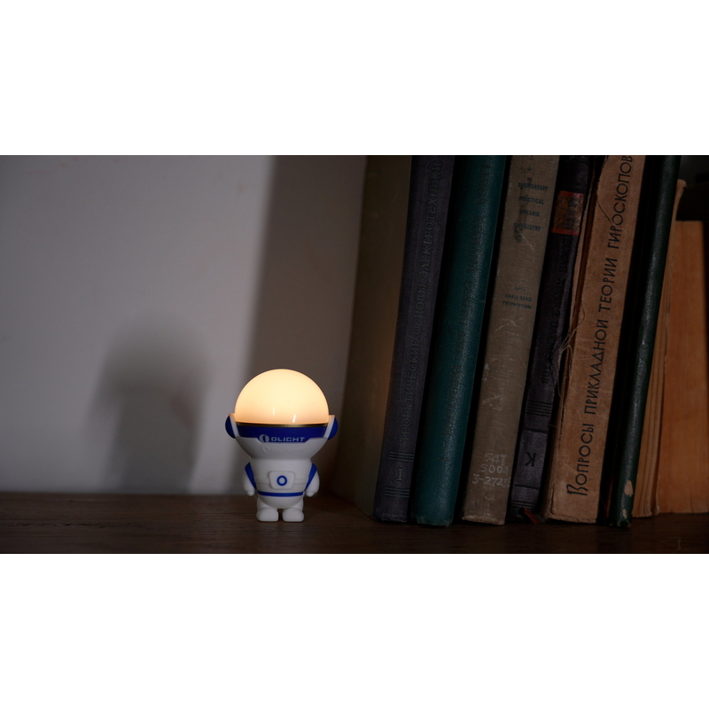 Nabíjací držiak na lampášik Obulb Olight Obuddy Astro Blue – figúrka  12