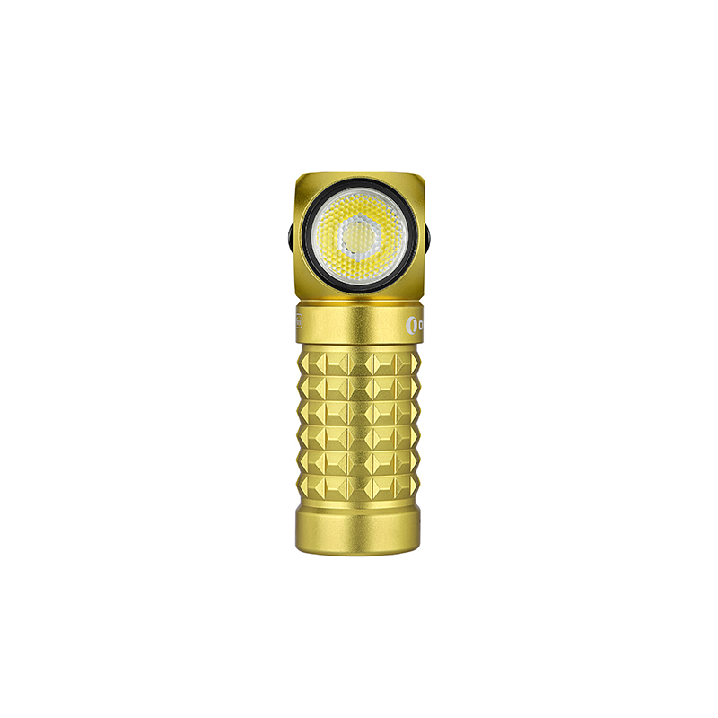 Nabíjateľná LED čelovka Olight Perun mini KIT 1000 lm limitovaná edícia - žltá 