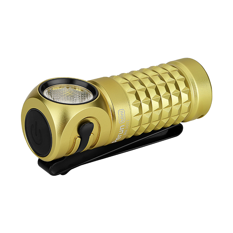 Nabíjateľná LED čelovka Olight Perun mini KIT 1000 lm limitovaná edícia - žltá  3