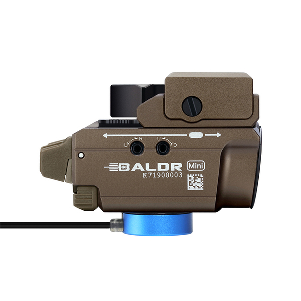 Svetlo na zbraň Olight Baldr Mini Desert 600 lm - zelený laser 7