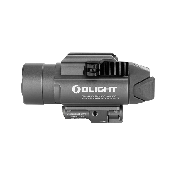 Svetlo na zbraň Olight BALDR Pro 1350 lm - zelený laser gunmetal grey limitovaná edícia 3