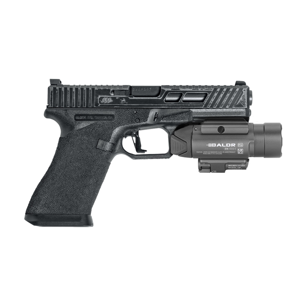 Svetlo na zbraň Olight BALDR Pro 1350 lm - zelený laser gunmetal grey limitovaná edícia 1