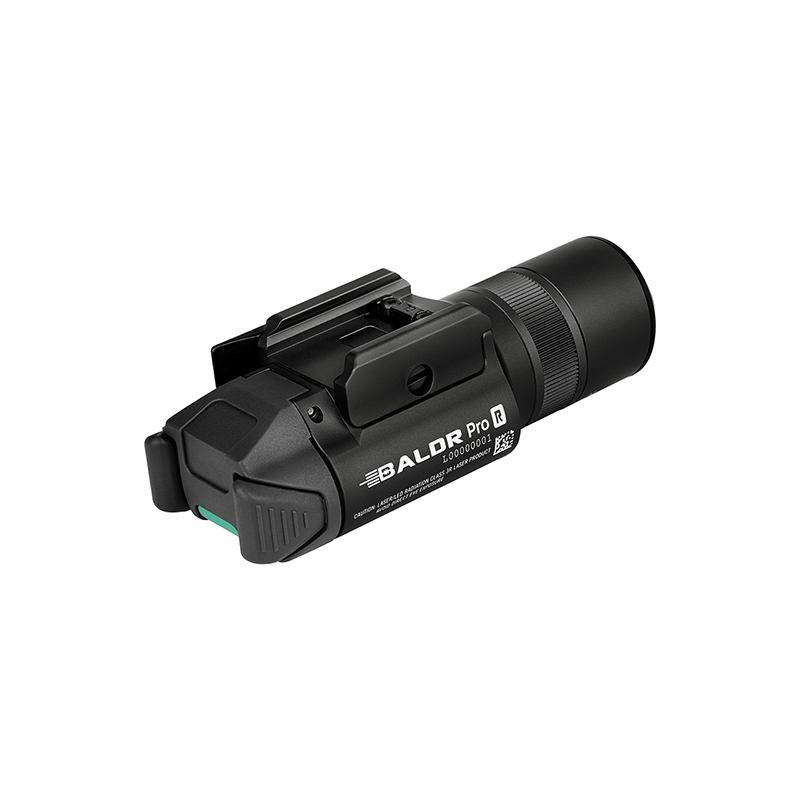 Svetlo na zbraň Olight BALDR PRO R Black 1350 lm – zelený laser  5