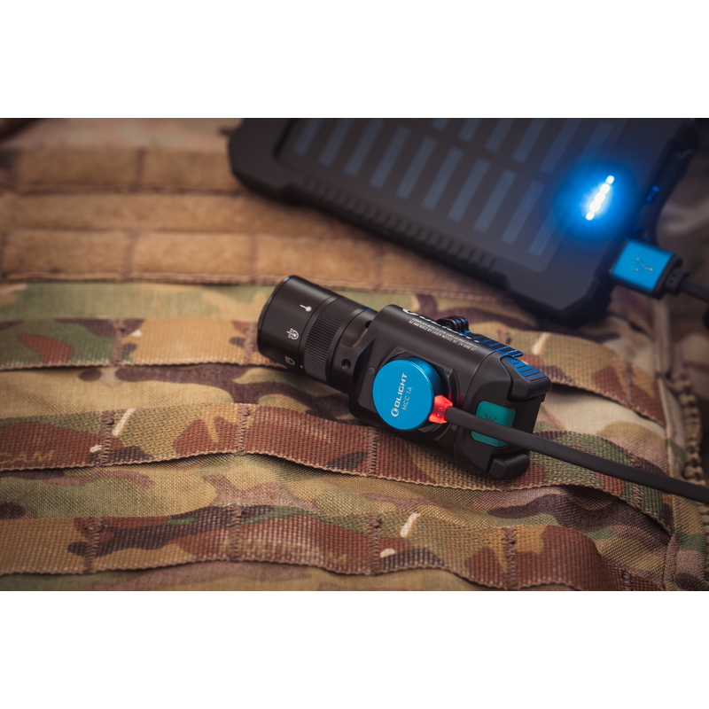 Svetlo na zbraň Olight BALDR PRO R Black 1350 lm – zelený laser  11