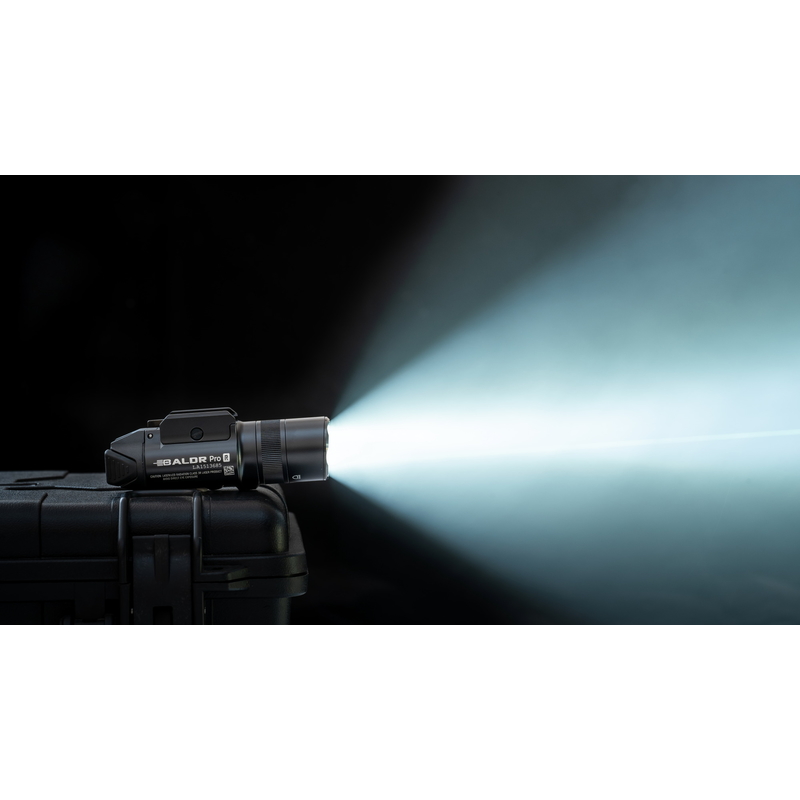 Svetlo na zbraň Olight BALDR PRO R Black 1350 lm – zelený laser  19