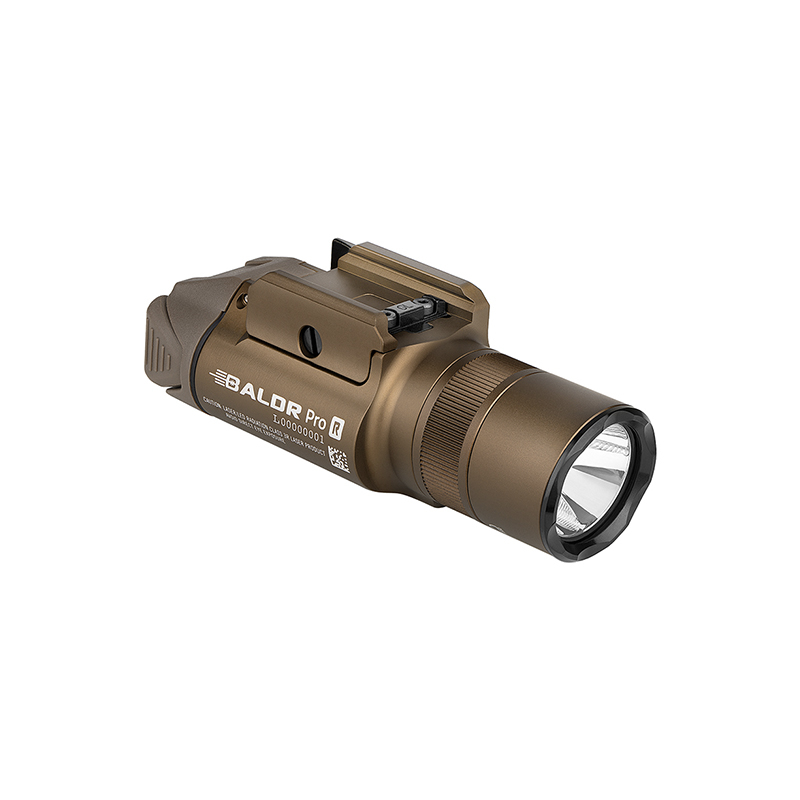 Svetlo na zbraň Olight BALDR PRO R Desert Tan 1350 lm – zelený laser  4