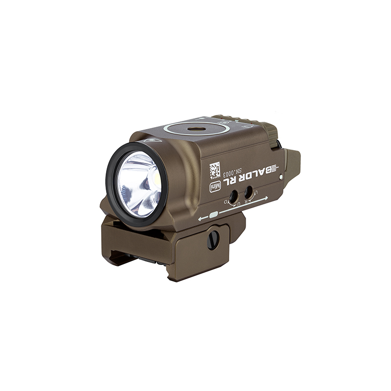 Svetlo na zbraň OLIGHT BALDR RL mini 600 lm  Desert Tan - červený laser  16