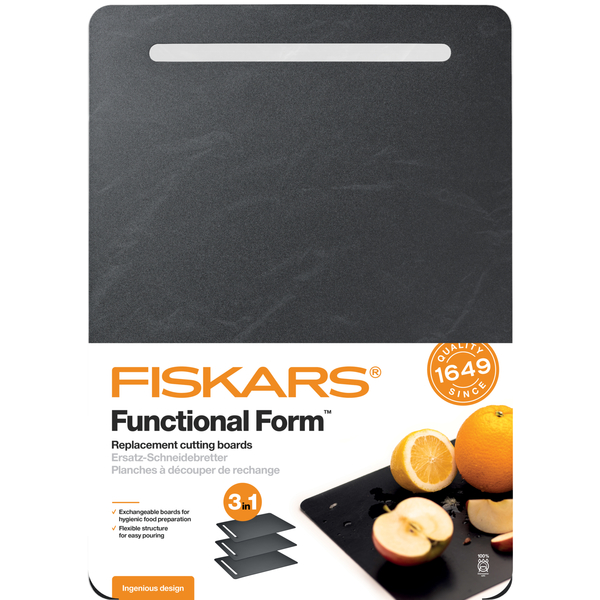 Náhradné plastové dosky na krájanie FISKARS Functional Form, 3 ks 1