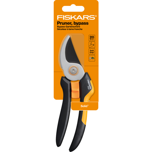 Dvojčepeľové záhradné nožnice FISKARS Solid P321 1