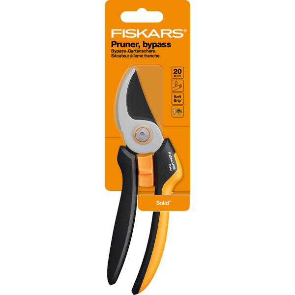 Dvojčepeľové záhradné nožnice FISKARS Solid P341 1