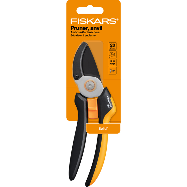Jednočepeľové záhradné nožnice FISKARS Solid P361 1