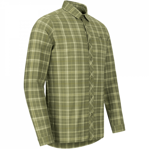 Pánska košeľa Blaser HunTec TF Shirt 21 Olive-Beige dlhý rukáv 2