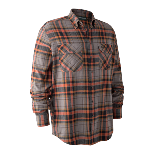 Pánska poľovnícka košeľa Deerhunter Marvin - Orange Check