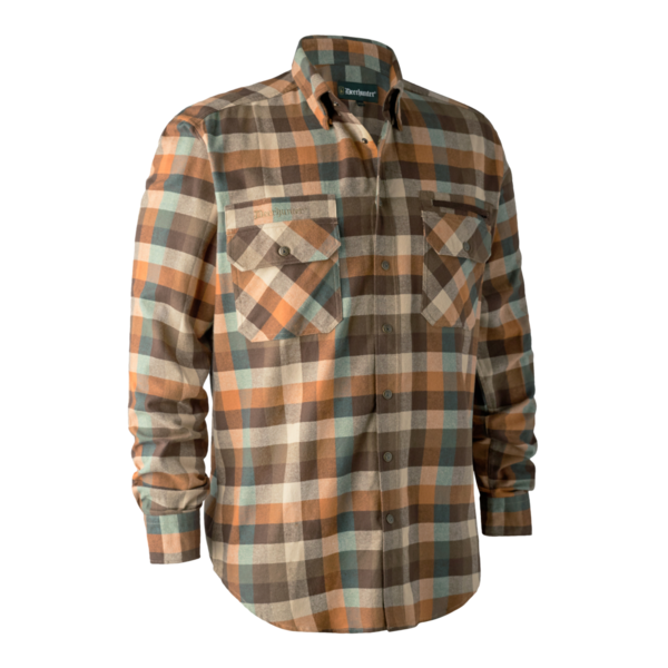 Pánska poľovnícka košeľa Deerhuter James - Brown Check