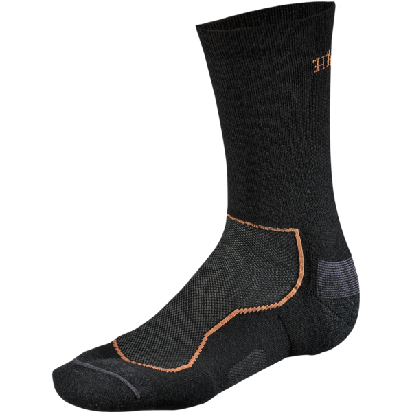 Celoročné ponožky Härkila Wool II Black