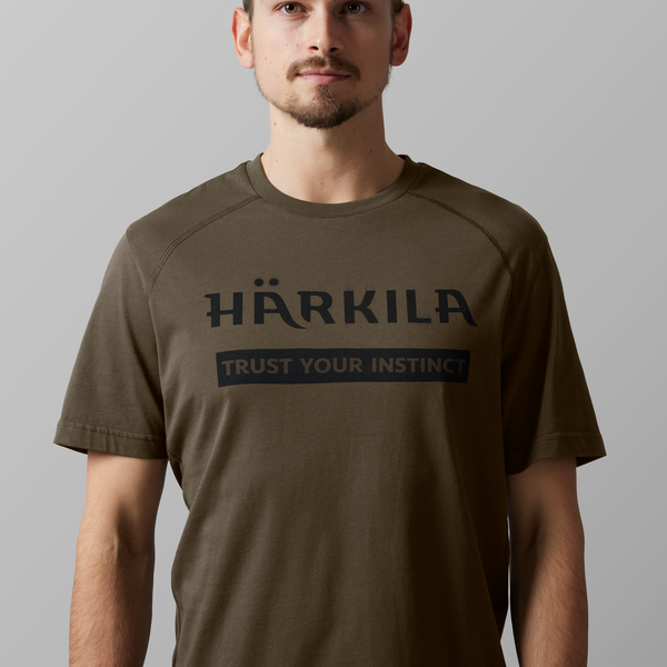 Dvoj-balenie tričiek Härkila Logo - Willow Green/Black 7