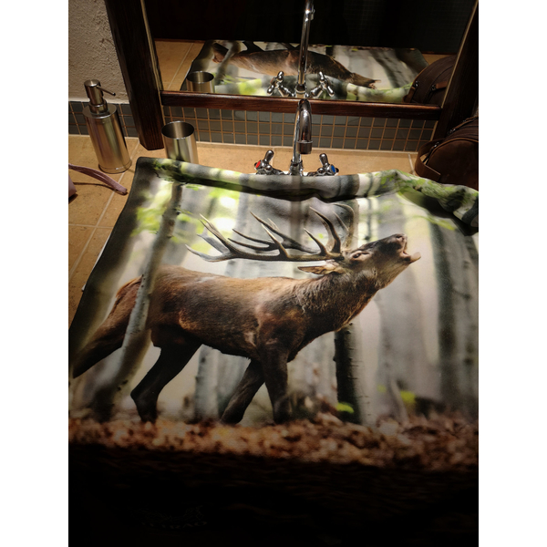Poľovnícky uterák TETRAO 140x70 cm - Jeleň  2