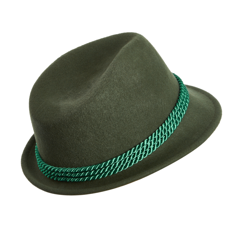 Detský poľovnícky klobúk TETRAO - tri zelené šnúrky zelený 1