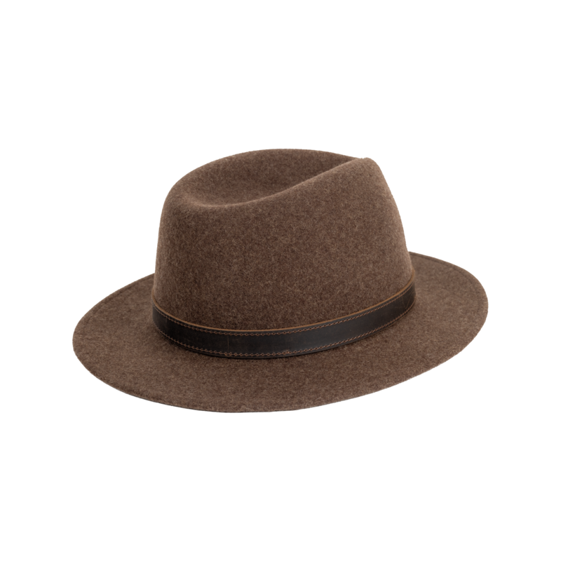 Poľovnícky klobúk TETRAO melanž UNI - hnedý 1