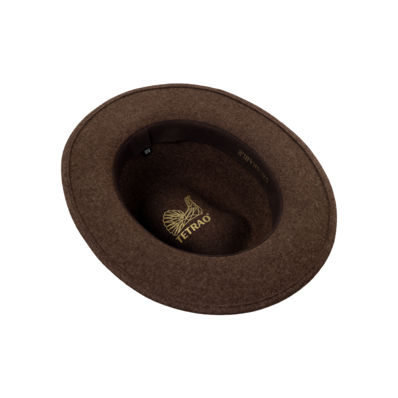 Poľovnícky klobúk TETRAO melanž UNI - hnedý 3