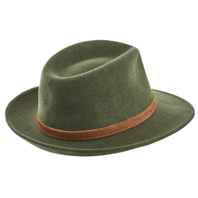 Zelený klobúk TETRAO pásik svetlá koža 60 1