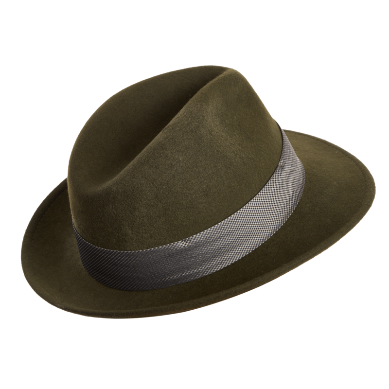 Poľovnícky klobúk TETRAO - so stuhou zelený 1