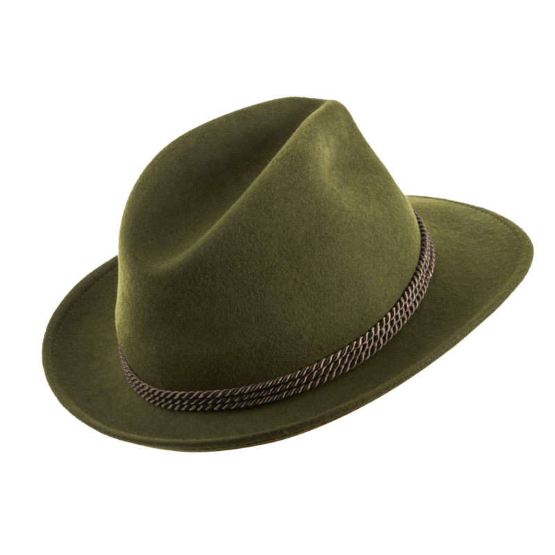 Poľovnícky klobúk TETRAO - tri tenké šnúrky zelený 1