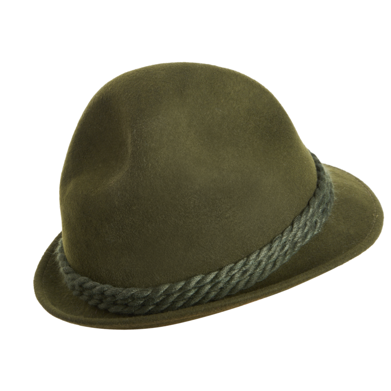 Zelený klobúk TETRAO dve šnúrky 56 1