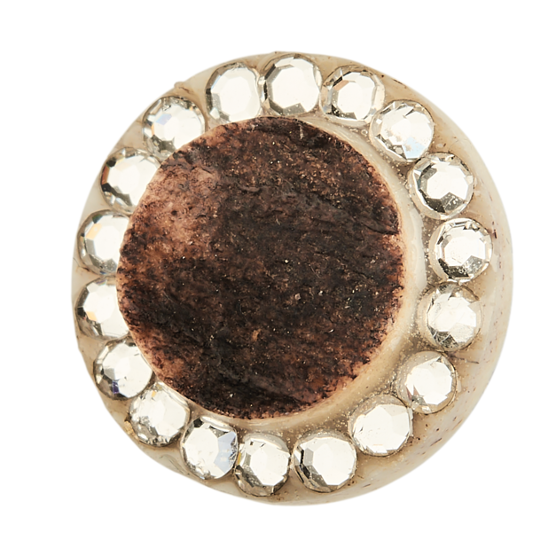 Set poľovníckych šperkov z parožia TETRAO - náhrdelník + náušnice krúžok