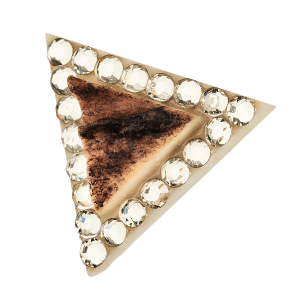 Set poľovníckych šperkov z parožia TETRAO - náhrdelník + náušnice trojuholník 