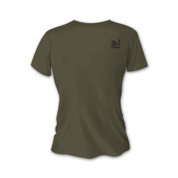 Dámske poľovnícke tričko TETRAO daniel malý - zelené  1
