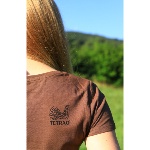 Dámske poľovnícke tričko TETRAO diviak veľký - hnedé 4