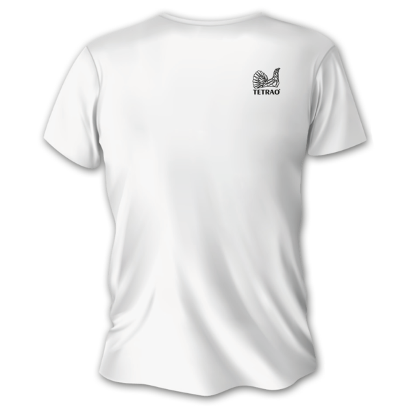 Dámske poľovnícke tričko TETRAO polovnicisrdcom - srna - biele 1