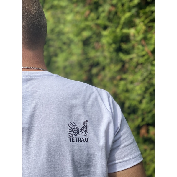 Pánske poľovnícke tričko TETRAO polovnicisrdcom - biele 4