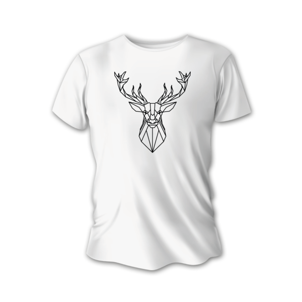 Pánske poľovnícke tričko TETRAO polovnicisrdcom - biele