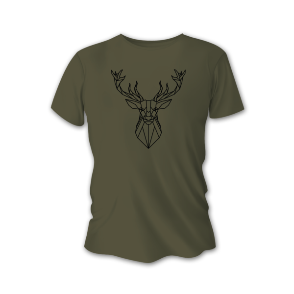 Pánske poľovnícke tričko TETRAO polovnicisrdcom - zelené 