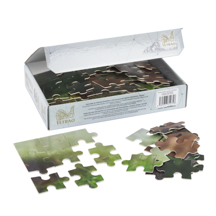 Poľovnícka sada puzzle TETRAO - lesní obyvatelia, 4x54 dielikov 3