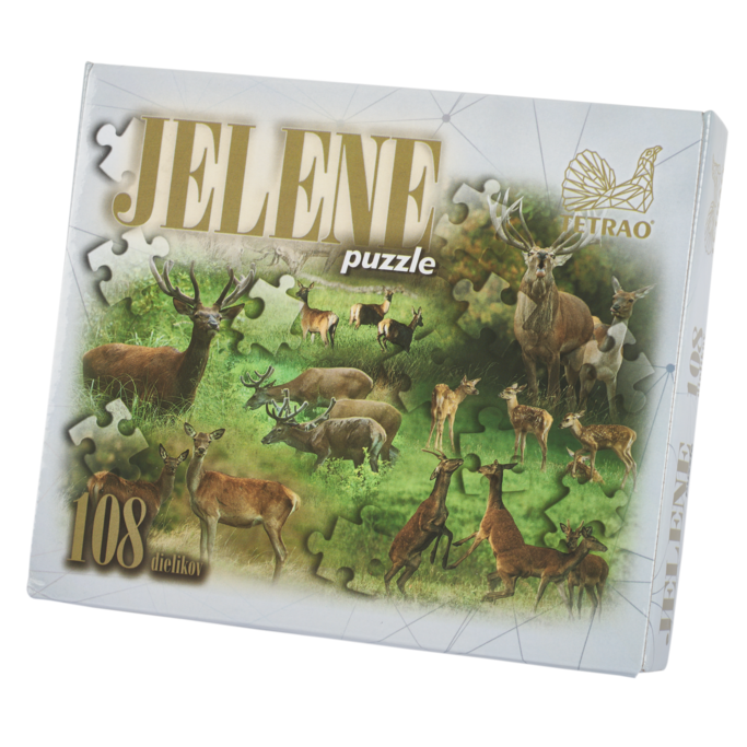 Poľovnícke puzzle TETRAO jelene, 108 dielikov 1